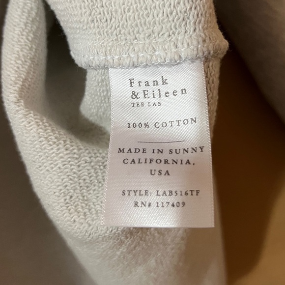 Frank & Eileen | Anna Long Sleeve Capelet Sweatshirt Pullover Grey Size L - Picture 11 of 11